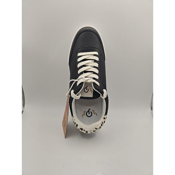 Official Program Sneakers Black/Leopard Print Womens Size 7M New In Box - Picture 3 of 7